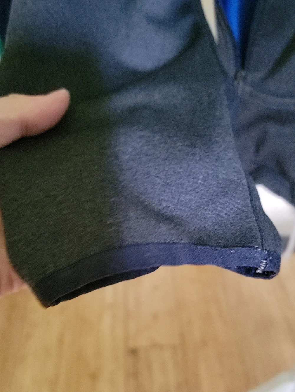 The North Face Black Jacket with Blue Accents